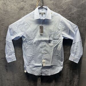 Kenneth‎ Cole Reaction Shirt Men M Regular Striped Cotton Button Front